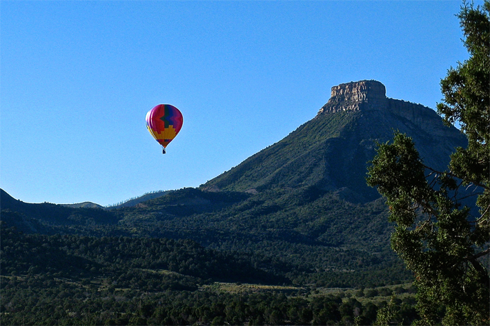 Ballon Fiesta from Kernan Creek Ranch